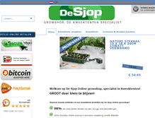 Tablet Screenshot of desjop.nl